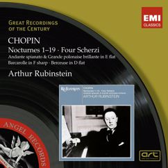 Arthur Rubinstein: Chopin: Berceuse in D-Flat Major, Op. 57