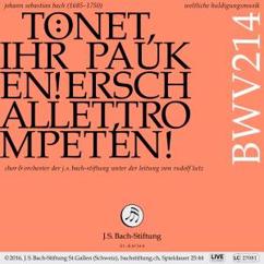Chor & Orchester der J.S. Bach-Stiftung, Rudolf Lutz & Michaela Selinger: Weltliche Huldigungmusik, BWV 214 "Tönet, ihr Pauken! Erschallet, Trompeten!": V. Arie. "Fromme Musen - meine Glieder" (Alt) [Live]