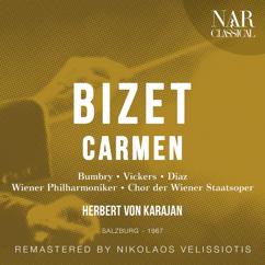 Orchestra del Teatro alla Scala, Herbert von Karajan, Giulietta Simionato, Giuseppe Di Stefano: Carmen, GB 9, IGB 16, Act II: "La, la, la... Attends un peu" (Carmen, Don José)