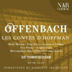 Metropolitan Opera Orchestra, Maurice De Abravanel, René Maison, Vina Bovy: Les contes d'Hoffmann, IJO 18, Act III: "Ne plus chanter!" (Hoffmann, Antonia)