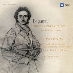Leonid Kogan, Charles Bruck: Paganini: Violin Concerto No. 1 in D Major, Op. 6: II. Adagio