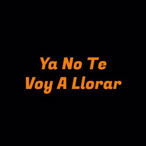 Yairon Bustamante: Ya No Te Voy A Llorar
