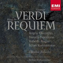 Claudio Abbado, Angela Gheorghiu, Eric Ericson Chamber Choir, Orfeón Donostiarra, Swedish Radio Chorus: Verdi: Messa da Requiem: XVIII. Libera me, Domine