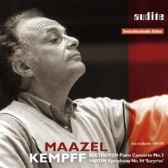 Wilhelm Kempff, Radio-Symphonie-Orchester Berlin & Lorin Maazel: Applause