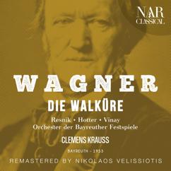 Orchester der Bayreuther Festspiele, Clemens Krauss, Regina Resnik, Ramon Vinay: Die Walküre, WWV 86b, IRW 52, Act II: "Horch, die hörner!" (Sieglinde, Siegmund)