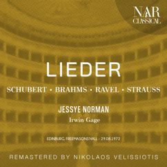 Jessye Norman, Irwin Gage: 4 Songs, Op. 43, IJB 120: I. Von ewiger Liebe. Mässig - Ziemlich langsam