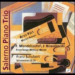 Salerno Piano Trio: Songs Without Words, Op. 38: VI. Duetto. Andante Con Moto (Arr. for Piano Trio)