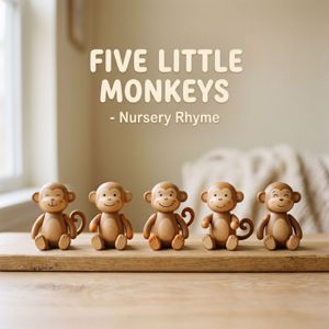 Little Melodiax: Five Little Monkeys - Nursery Rhyme