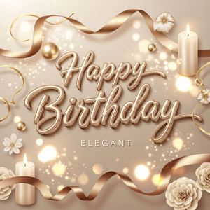 Wish Records: Happy Birthday (Elegant)