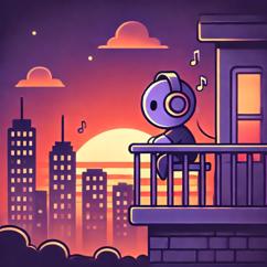 Echo Moonlit: City Balcony