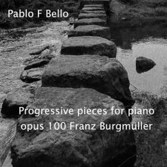 Pablo F Bello: 25 Progressive Pieces for Piano in G Major, Op. 100: No. 14, Styrianne. Valse Allegro
