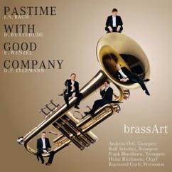brassArt: Konzert für 3 Trompeten, Streicher und Basso Continuo in D-Dur, TWV 54:D4: I. Largo