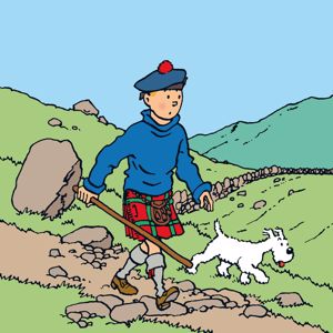Tintin, Tomas Bolme, Bert-Åke Varg: Den svarta ön