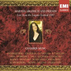 Martha Argerich, Polina Leschenko: Brahms: Variations on a Theme by Haydn for 2 Pianos, Op. 56b "St. Antoni Chorale": Variation I. Andante con moto (Live)