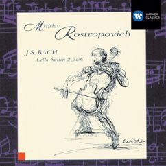 Mstislav Rostropovich: Bach, JS: Cello Suite No. 6 in D Major, BWV 1012: V. Gavotte I