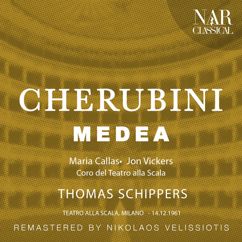 Orchestra del Teatro alla Scala, Thomas Schippers, Maria Callas, Jon Vickers, Nicolai Ghiaurov, Coro del Teatro alla Scala: Medea, ILC 30, Act I: "E' forse qui che il vil sicuro stà" (Medea, Giasone, Creonte, Coro)