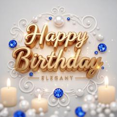 Wish Records: Happy Birthday (Elegant)