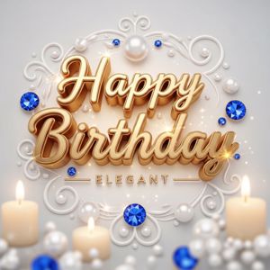 Wish Records: Happy Birthday (Elegant)