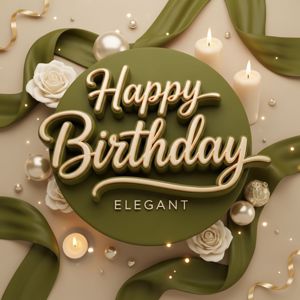Wish Records: Happy Birthday (Elegant)