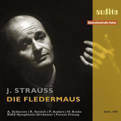 Anny Schlemm, Rita Streich, Sylvia Menz, Anneliese Müller, Helmut Krebs, Hans Wocke, Peter Anders, Herbert Brauer, RIAS Kammerchor, RIAS-Symphonie-Orchester, Ferenc Fricsay: No. 16 Finale - O Fledermaus