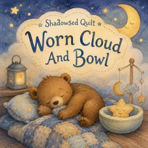 Shadowsed Quilt: Worn Cloud And Bowl