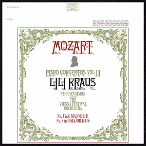 Lili Kraus: Mozart: Piano Concertos Nos. 4 & 5