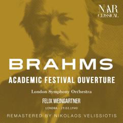 Felix Weingartner, London Symphony Orchestra: Academic Festival Overture in C Minor, Op. 80, IJB 1