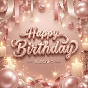 Wish Records: Happy Birthday (Elegant)